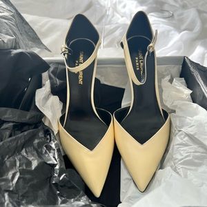 Brand New Saint Laurent Anja 85 High Heels - Size 37
